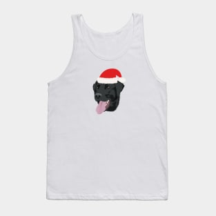 Christmas Black Lab Tank Top